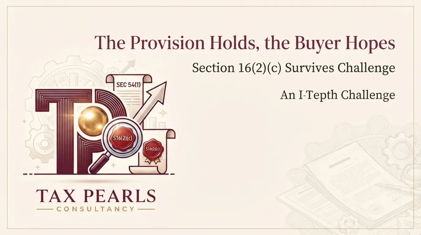 The Provision Holds, the Buyer Hopes: Section 16(2)(c) Survives Challenge